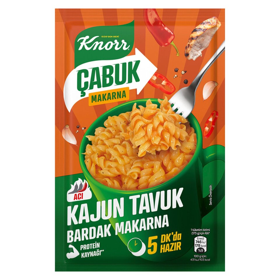 KNORR BARDAK MAKARNA 48 GR-KAJUN TAVUK